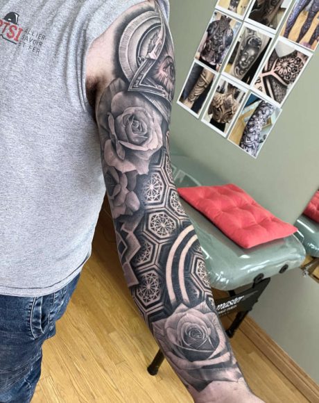 flower sleeveOpt